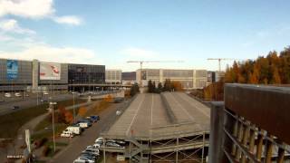 Zurich Airport Minitimelapse  Parkhouse and Highway NR2 [upl. by Ayet]