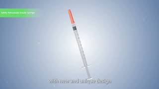 safety retractable syringe diabete use 05ml1ml [upl. by Suivatnad622]