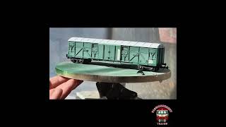 TUTO N°3  PATINE DUN WAGON COUVERT BEGON VERT [upl. by Eniad]