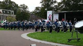 3 Oktober Pleintaptoe Show amp Marchingband Tamarco wwwleidseglibbernl [upl. by Francyne]