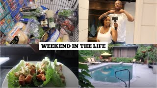 WEEKEND VLOG  STYLE SHOOT GROCERY SHOPPING SO MUCH MORE [upl. by Notloc50]