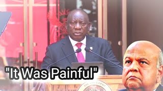 Cyril Ramaphosa Emotional Tribute to Pravin GordhanLast Moments before He passed away in Hospital [upl. by Aneret264]