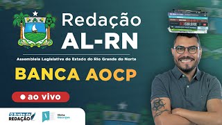 CONCURSO ALRN Corrigindo redação estilo AOCP [upl. by Dorren374]