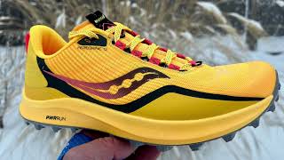 Saucony Peregrine 12 Review Same Great Taste Less Filling Big Weight Drop Flex amp Upper Upgrade [upl. by Peisch]