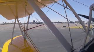 PT17 Stearman Landing [upl. by Sparke537]