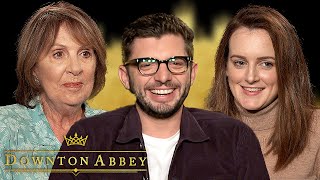 The Downton Abbey Cast Quiz Each Other Penelope Wilton Sophie McShera Michael Fox  Downton Abbey [upl. by Niuqauj]