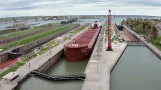 Expansion underway to add new lock at Michigans Soo Locks [upl. by Ahsiemaj]