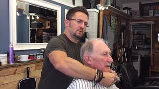 SmallTown barber  haircut for oap  Frank [upl. by Egon]