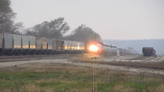 Amtrak No 4 at Chillicothe IL  November 16 2014 [upl. by Atika]