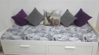 Ikea Bedroom Brimnes Mattress Ideas [upl. by Lourdes]