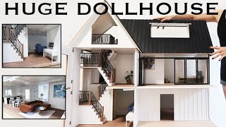 HUGE Dollhouse Build [upl. by Auqenaj]