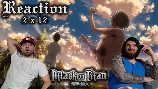 Attack on Titan 2x12 FINALE REACTION quotScreamquot [upl. by Reivaz]