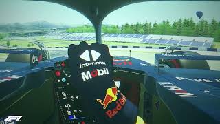 F1 2024 Max Verstappen Helmet Cam At RedBull Ring  assettocorsa [upl. by Niarda]