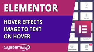 Elementor Hover Effects Image To Text On Hover 👍 [upl. by Alphard718]