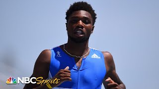 1890 Noah Lyles obliterates the 200m world recordbut not really  NBC Sports [upl. by Barclay]