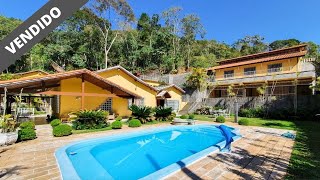 VENDIDA  Casa estilo sítio a venda com 6 Qtos a 15min do centro de Teresópolis por R899MIL [upl. by Suidualc944]