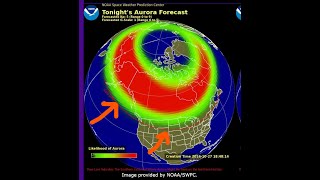 Aurora potential this evening West Coast earthquake update Sunday 10272024 [upl. by Ervine]