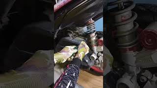 Air filter removal mio i 125 yamaha diy shortvideo likeandsubscribe shorts [upl. by Gun]