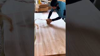 【大工職人が作る一枚板のダイニングテーブル】大工 木工 一枚板テーブル woodworking diy woodfurniture [upl. by Melquist449]