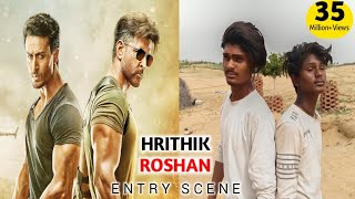 hrithik roshan  Entry scene  war Tiger shroff  rakesh dasnu 2024 [upl. by Emilee]