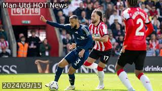 Why Noussair Mazraoui was subbed off during Man United’s win over Southampton [upl. by Kalman]