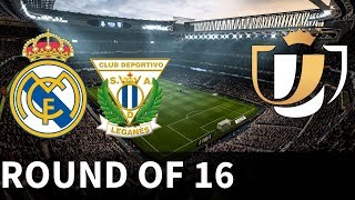 Real Madrid vs Leganes  201819 Copa del Rey  PES 2019 [upl. by Ahsirpac]