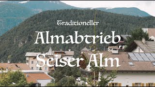 Almabtrieb Seiser Alm  Kastelruth [upl. by Htebilil]