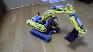 Lego Technic 8043 Motorized Excavatorwmv [upl. by Dnilasor]