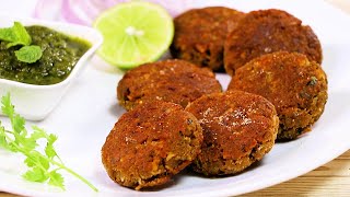 कम तेल में हेल्दी सोयाबीन कबाब  Soya Kabab Recipe  Veg Kabab  Kabitaskitchen [upl. by Llib]