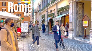 Rome Italy 🇮🇹  January 2022  4K HDR 60fps Walking Tour ▶116 min [upl. by Bunting]