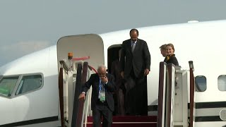 Eritrean president arrives in Beijing for 2024 FOCAC summit [upl. by Naz939]