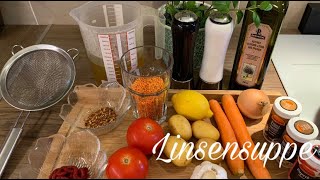 Orientalische Linsensuppe Vegan [upl. by Balliol]