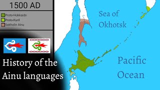 History of the Ainu languages Timeline [upl. by Eisor606]