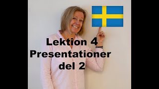 Lektion 4 Presentationer del 2  Svenska för Nybörjare svenskamedmarie [upl. by Elinor]