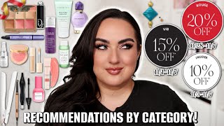 SEPHORA VIB SALE RECOMMENDATIONS FALL 2022  Faves by Category [upl. by Wileen620]