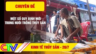 KINH TẾ THỦY SẢN 2072024  MỘT SỐ QUY ĐỊNH MỚI TRONG NUÔI TRỒNG THỦY SẢN [upl. by Hux]