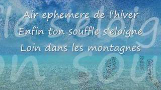 Caresse sur LOcean Lyrics [upl. by Nhguavoj]