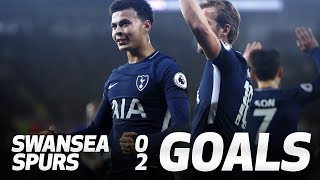 FERNANDO LLORENTE AND DELE ALLI GOALS  Swansea 02 Spurs [upl. by Halyhs696]