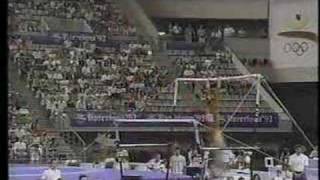 Li Li  1992 Olympics EF  Uneven Bars [upl. by Granger106]