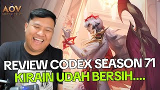 REVIEW CODEX SEASON 71 ZATA BLOODTHIRSTY SHADOW SKIN KIRAIN RANKEDNYA UDAH NORMAL TERNYATA [upl. by Asilad]