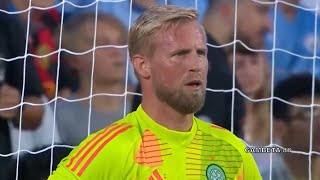 Kasper Schmeichel vs Manchester City  Debut for Celtic FC  23072024 [upl. by Malvino140]