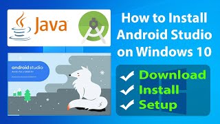 How to install android studio on Windows 1011  Android Studio Tutorial [upl. by Aiekram802]