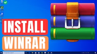 How To Download and Install WinRAR On Windows 10  How To Use WinRAR on Windows [upl. by Ekle]