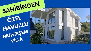 DENİZ MANZARALI SAHİBİNDEN SATILIK LÜKS VİLLA  KOCAELİ  BAŞİSKELE 9 [upl. by Skippy]