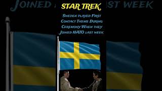 Star Trek First Contact  Sweden Played Theme During NATO Ceremony shorts startrek firstcontact [upl. by Beckerman54]