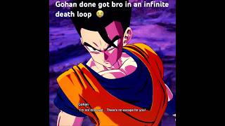 Gohan done hit him with gold experience requiem for messing with his girl 😭 [upl. by Moss]