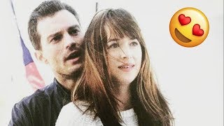 Dakota Johnson dating Jamie Dornan ❤️❤️ [upl. by Gwenneth934]