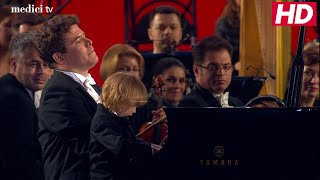 2018 World Cup Gala Concert  Denis Matsuev and Yelisey Mysin  Rachmaninov Italian Polka [upl. by Scoles]