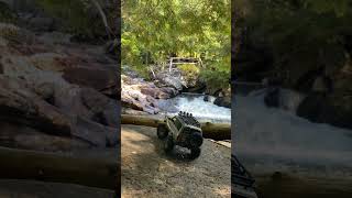 Crawler ASMR 🤔 rc scale fms fcx18 lc80 exploretravel scalecrawlingrockclimberscalecrawler [upl. by Lettie]