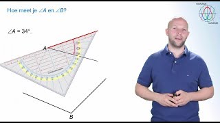 De geodriehoek  Hoe meet je een hoek havovwo 1  WiskundeAcademie [upl. by Eixor712]